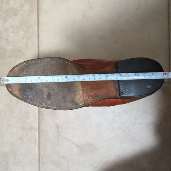 Vintage Nocona Smooth Ostrich - 10.5D Cognac - Picture 10 of 12